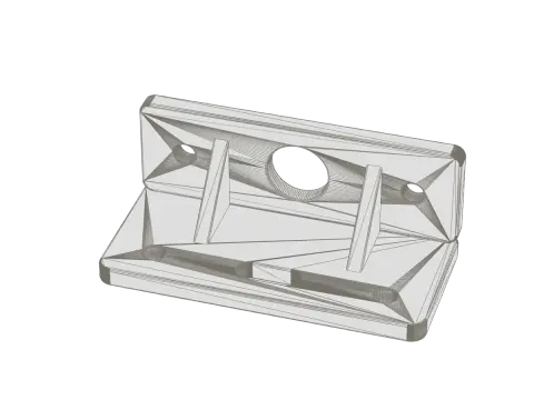 Kronšteina 3D modelis, kā tas pienāk STL failā